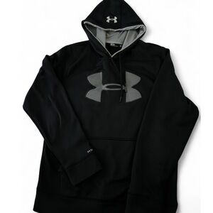 Under Armour Black Hoodie with Gray Accents